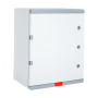 Cutie distributie IP67 din ABS gri, usa mata, placa metalica, 400x500x180 mm PD405018 Plastim - 1